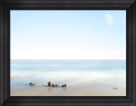 Framed Beachscape Photo V Print