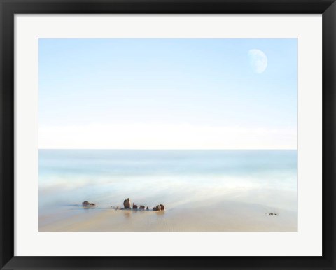 Framed Beachscape Photo V Print