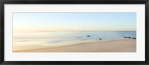 Framed Beachscape Panorama II Print