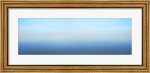 Framed Beachscape Panorama V Print