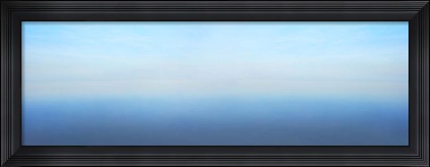 Framed Beachscape Panorama V Print