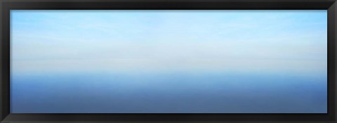 Framed Beachscape Panorama V Print