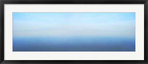 Framed Beachscape Panorama V Print