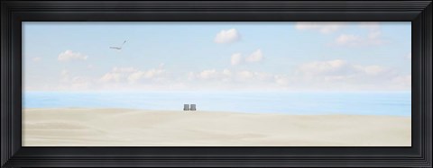 Framed Beachscape Panorama VII Print