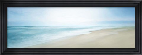 Framed Beachscape Panorama VIII Print