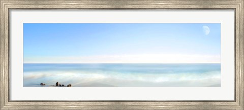 Framed Beachscape Panorama IX Print