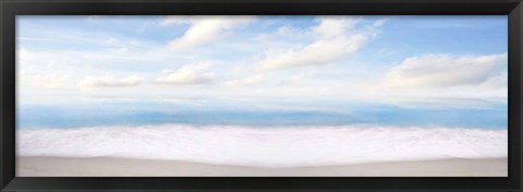 Framed Beachscape Panorama XI Print