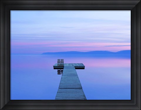 Framed Lakescape I Print