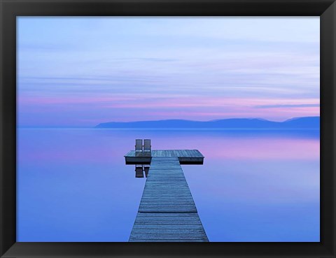 Framed Lakescape I Print