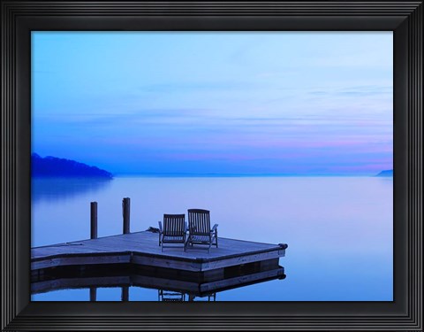 Framed Lakescape II Print