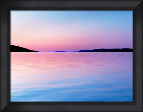 Framed Lakescape III Print