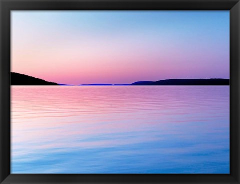 Framed Lakescape III Print