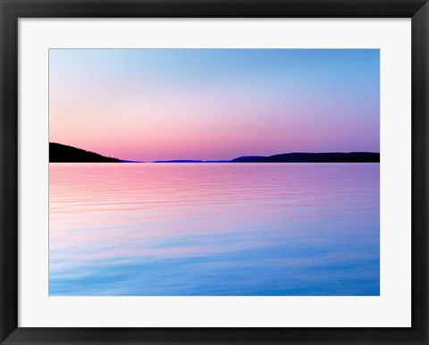 Framed Lakescape III Print