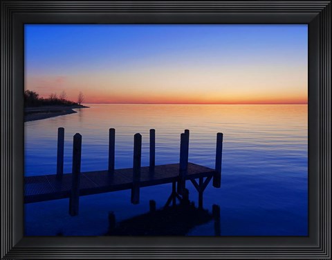 Framed Lakescape V Print