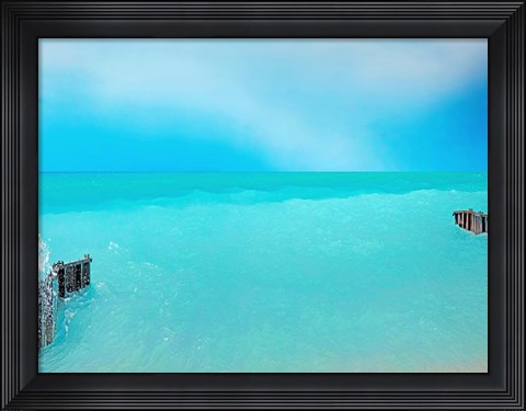 Framed Lakescape VIII Print