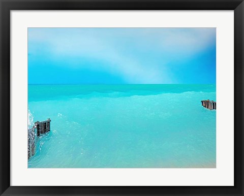 Framed Lakescape VIII Print