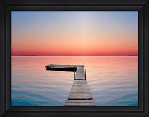 Framed Lakescape X Print