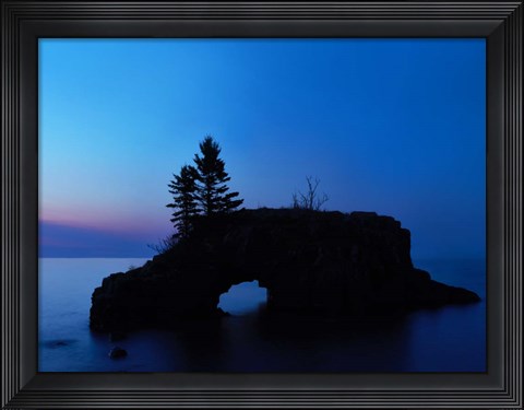 Framed Lakescape XI Print