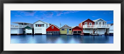 Framed Lakescape Panorama VII Print