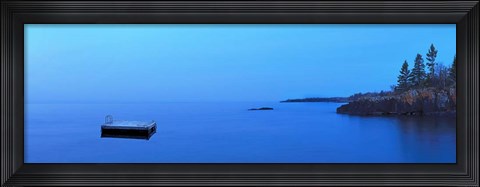 Framed Lakescape Panorama X Print