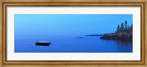 Framed Lakescape Panorama X Print