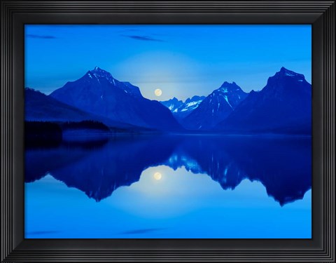 Framed Mountainscape Photograph II Print