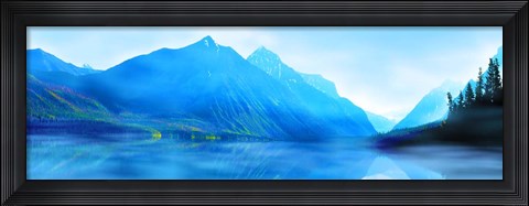 Framed Mountainscape Panorama II Print