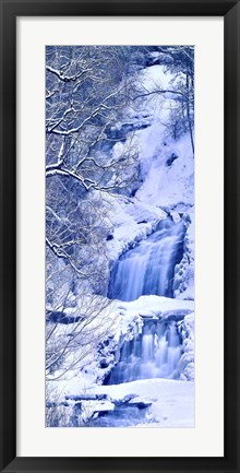 Framed Vertical Water IV Print