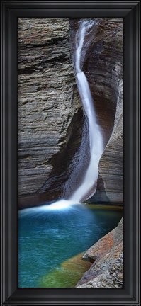 Framed Vertical Water VIII Print