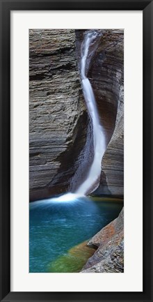 Framed Vertical Water VIII Print