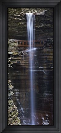Framed Vertical Water X Print