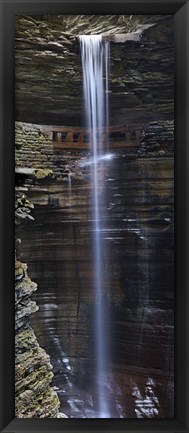 Framed Vertical Water X Print