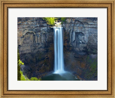 Framed Waterfall Portrait I Print