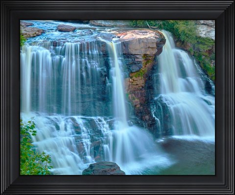 Framed Waterfall Portrait II Print
