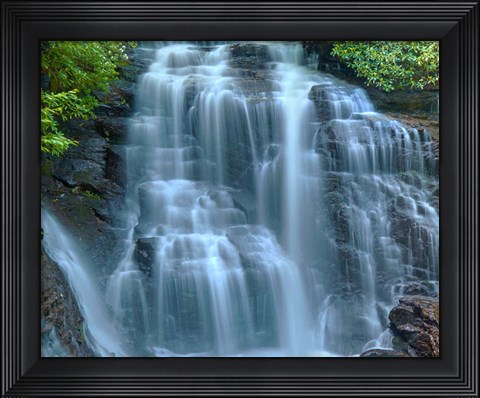 Framed Waterfall Portrait III Print