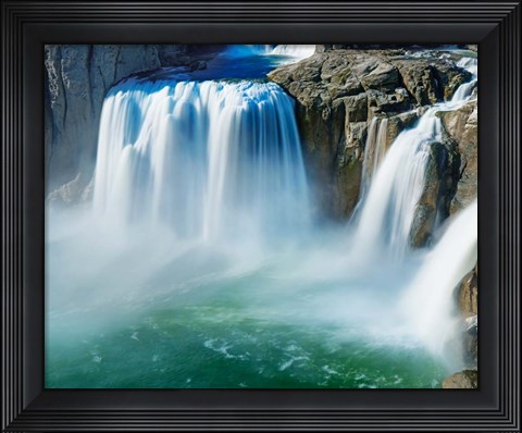 Framed Waterfall Portrait IV Print
