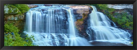 Framed Waterfall Panorama II Print