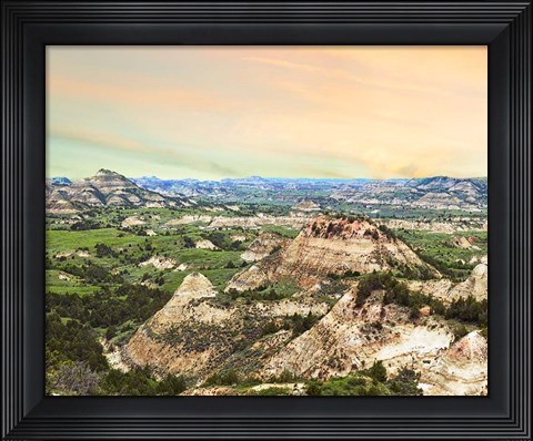 Framed Badlands V Print