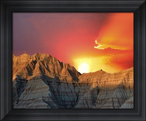 Framed Western Landscape Photo VI Print