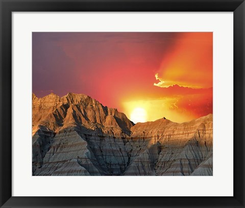 Framed Western Landscape Photo VI Print