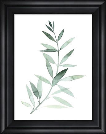 Framed Sea Glass Sprig II Print
