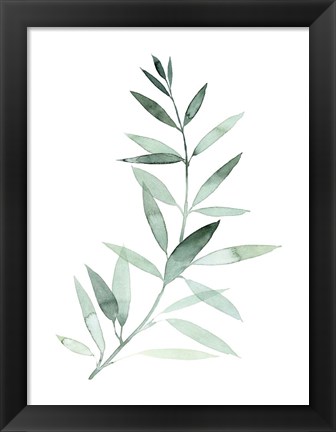 Framed Sea Glass Sprig II Print
