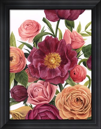 Framed Balmy Blooms II Print