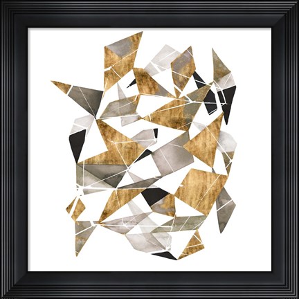 Framed Gilded Chrysalis I Print