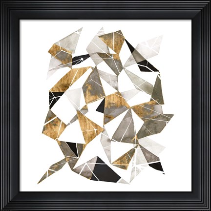 Framed Gilded Chrysalis II Print