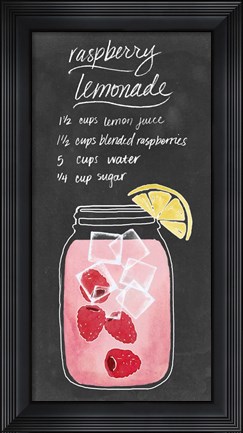 Framed Summer Drinks V Print