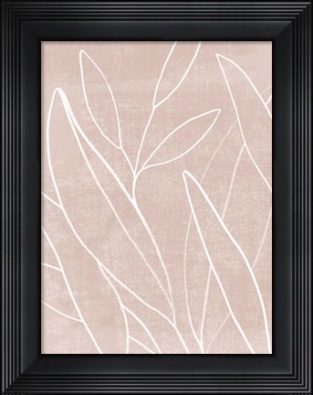 Framed Mauve Magic I Print