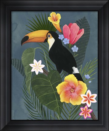 Framed Tropical Wilderness II Print