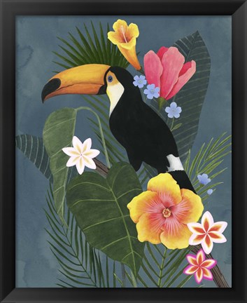 Framed Tropical Wilderness II Print