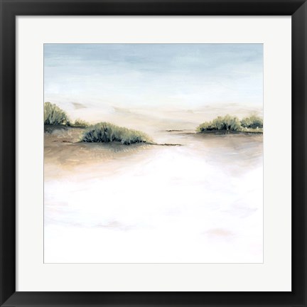 Framed Faded Dunes I Print